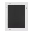 Specchio da parete rettangolare in legno bianco a listelli rustici 24" x 30"