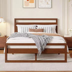 Christopher Knight Home Orinda Contemporary Minimalist Platform Bed with Open Headboard and Footboard