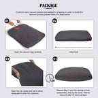 Divano Sezionale a L con Pouf – Rivestimento in Velluto, Struttura in Legno