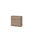 HomeStock Portland 3 Drawer Chest Contemporary Danish Style Storage Unit