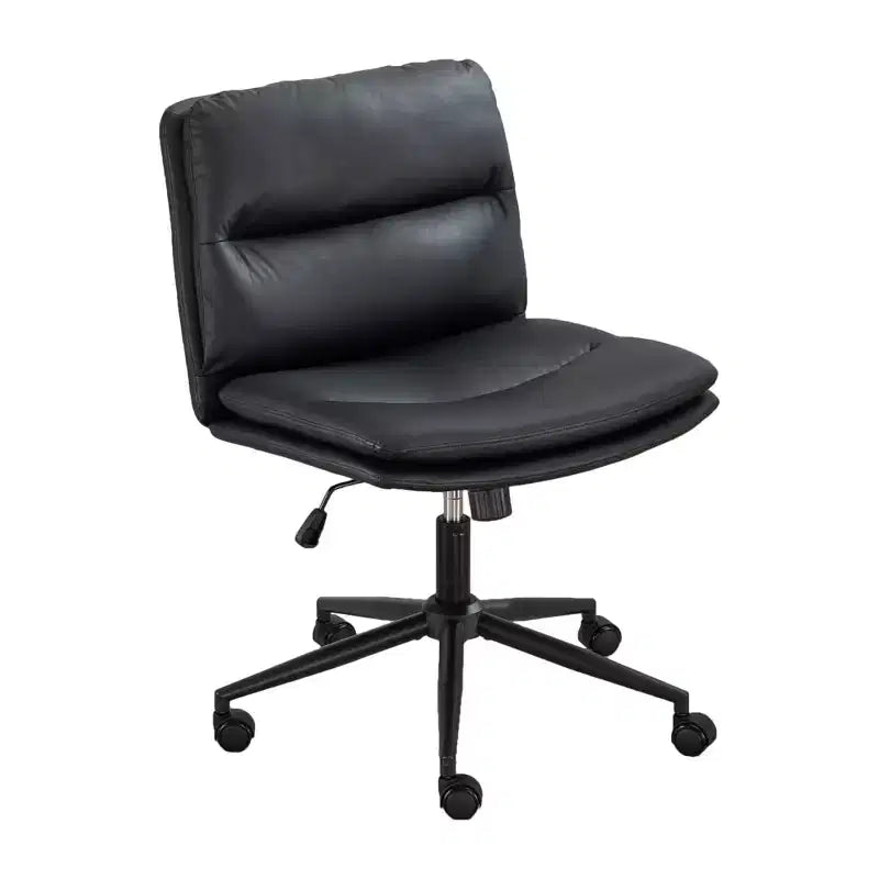 Adjustable Swivel Office Chair with Wide Seat