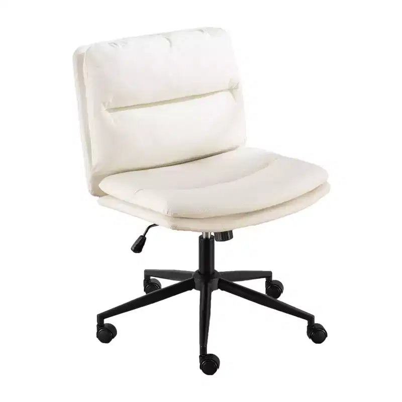 Adjustable Swivel Office Chair with Wide Seat