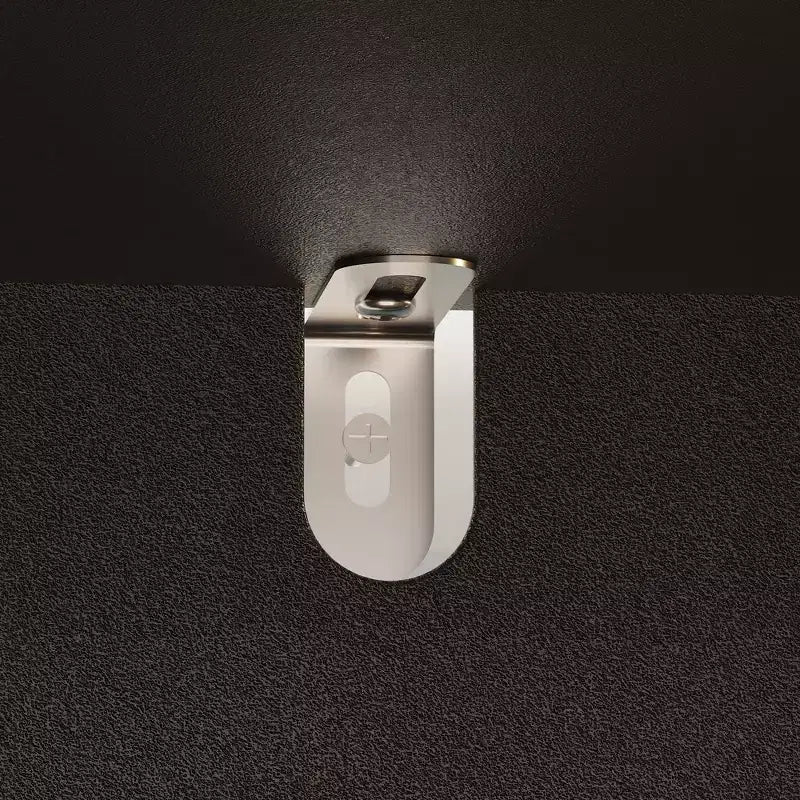 Madia con motivo effetto legno e illuminazione integrata