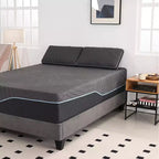 Materasso in memory foam con gel e rame, altezza media, 35,5 cm