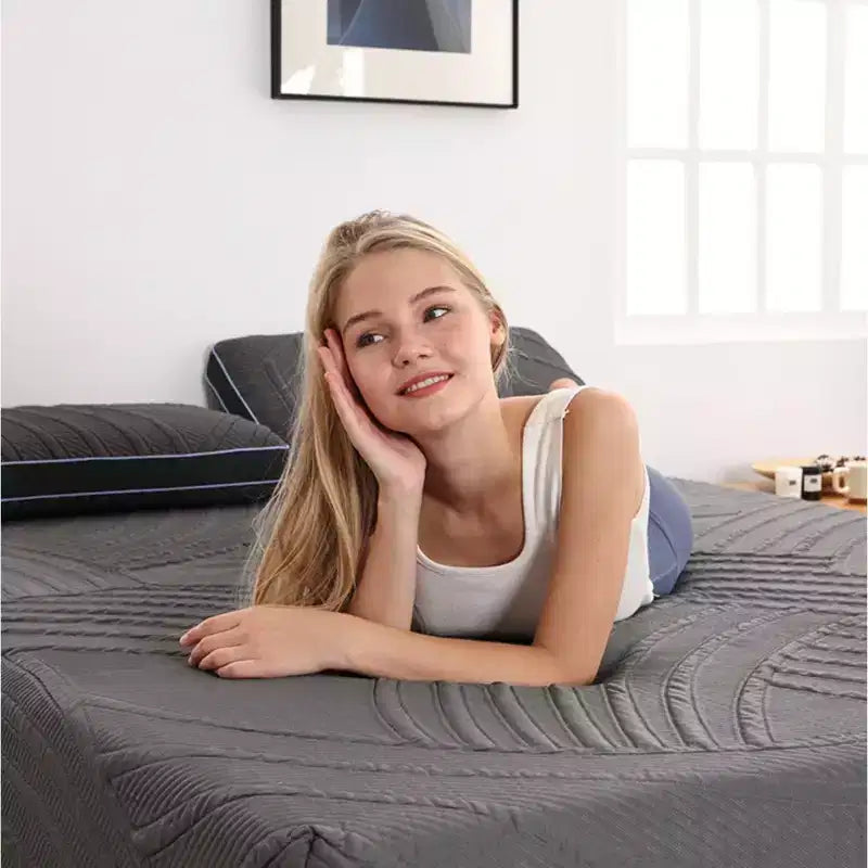 Materasso in memory foam con gel e rame, altezza media, 35,5 cm