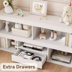 Organizzatore portaoggetti a 5 cubi per bambini con cassetto