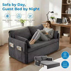 Divano letto convertibile con schienale regolabile, Bubble Fleece