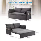 Divano letto convertibile con schienale regolabile, Bubble Fleece