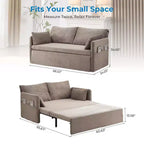 Divano letto convertibile con schienale regolabile, Bubble Fleece