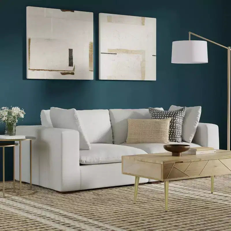 2-Seater Modular Sofa – Cloud Gray