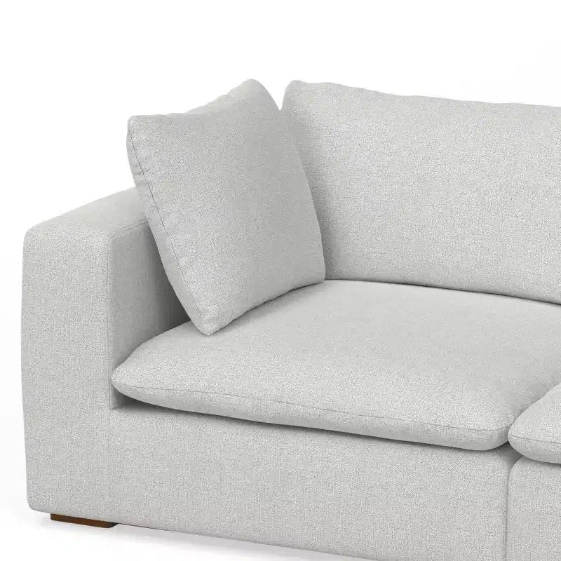 2-Seater Modular Sofa – Cloud Gray