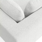 Divano Modulare a 2 Posti – Grigio Nuvola