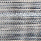 Pouf quadrato in tessuto grigio