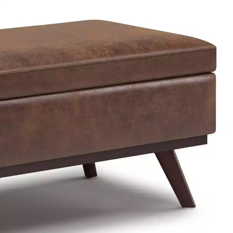 Tavolino contenitore/pouf grande con piano sollevabile