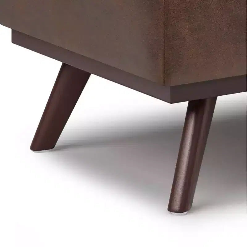 Tavolino contenitore/pouf grande con piano sollevabile