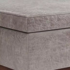 Tavolino contenitore/pouf grande con piano sollevabile