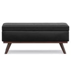 Tavolino contenitore/pouf grande con piano sollevabile