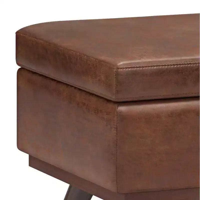 Tavolino contenitore/pouf grande con piano sollevabile