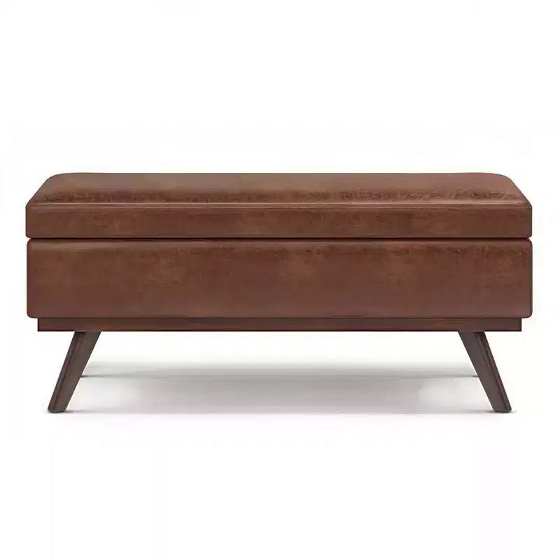 Tavolino contenitore/pouf grande con piano sollevabile