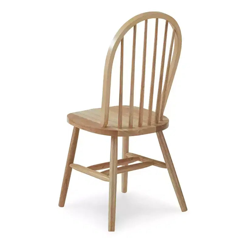 Sedia Windsor senza braccioli con schienale a fusi