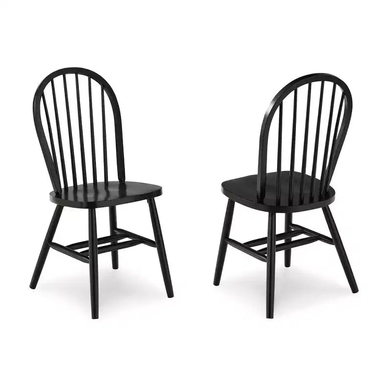 Windsor Spindle Back Armless Chair