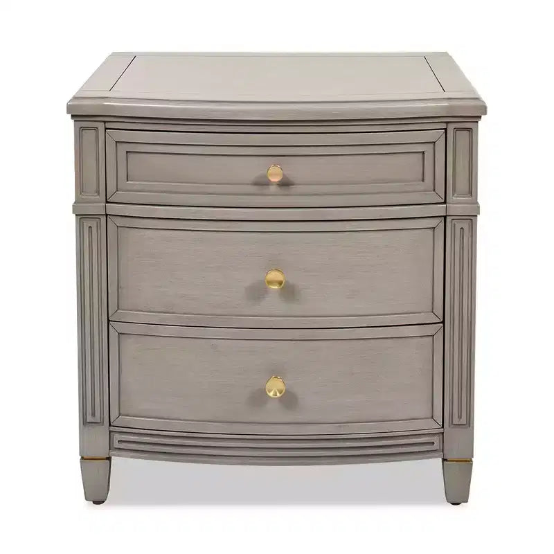 JTH LUXE Dauphin Gold Accent End Table