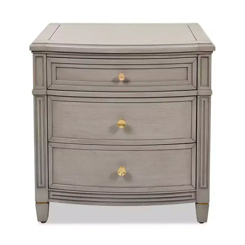 JTH LUXE Dauphin Gold Accent End Table